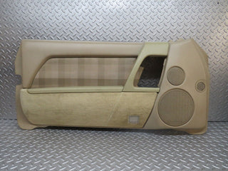 R129 SL left door card beige used OEM