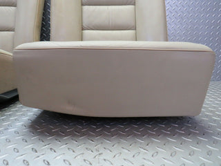 W124 Coupe rear seat leather beige used OEM