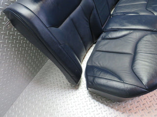W140 rear heated seat leather blue used OEM