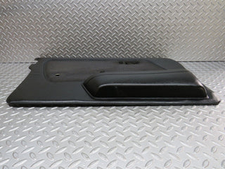 W123 Wagon front left door card black used OEM