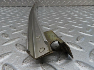 W116 rear right door chrome window channel used OEM