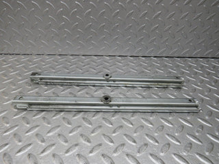 W126 Coupe front left seat rail pair used OEM