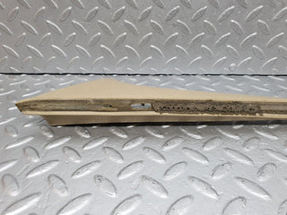 W126 rear left door interior trim beige used OEM