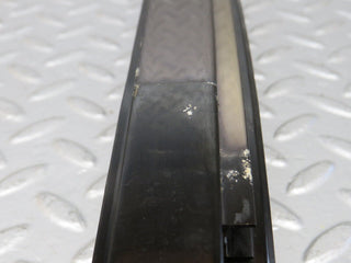 W140 rear left door window exterior trim used OEM