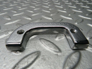 W123 Wagon left chrome door latch trim used OEM