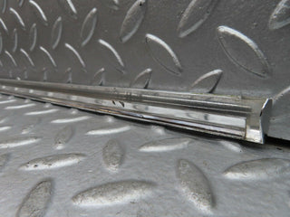 W123 front left door chrome moulding trim used OEM