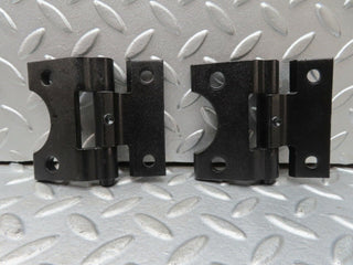 W116 front left door hinges used OEM
