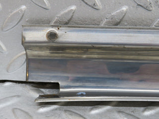 W109 rear left door sill chrome used OEM
