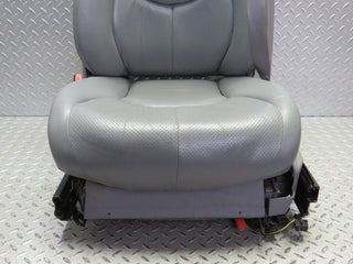 R129 SL electric front left passenger seat leather grey used OEM