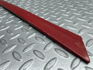 W116 front left passenger side window trim fill used OEM