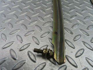 W123 Coupe front left door window channel pair used OEM