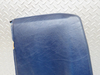 R129 SL front left seat back cover blue used OEM