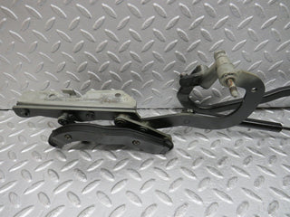 W124 Cabriolet trunk boot soft top hinge left side used OEM
