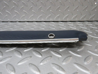 W109 rear right door card top trim blue used OEM
