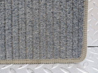 W124 Wagon rear right floor carpet mat grey used OEM