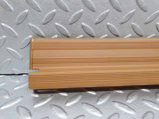 W124 front right door sill trim palomino used OEM