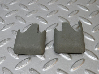 W124 Wagon front seat rail trim cover pair used OEM