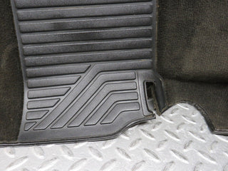 W124 Cabriolet front right floor carpet black used OEM