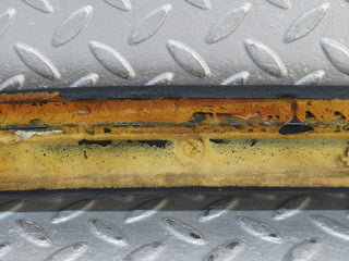 W109 a pillar cover panel right side blue used OEM