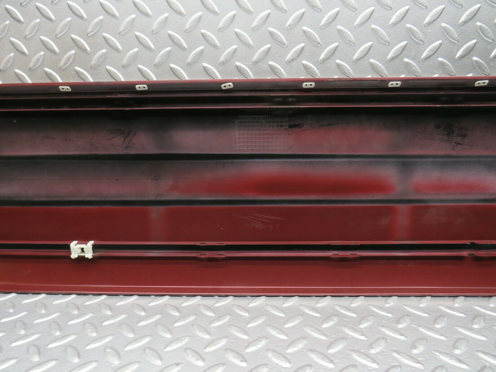 22317 Mercedes-Benz C124 E220 Coupe Left Door Moulding Trim Blue 1246902140