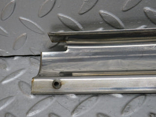 W109 rear right door sill chrome used OEM