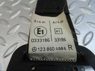 W123 front right seat belt with buckle used OEM