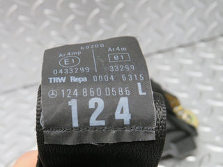30559 Mercedes-Benz W124 230E Front Left Seat Belt With Buckle 1248600586