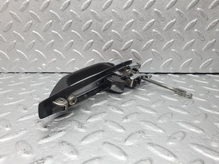 W123 front left door exterior handle used OEM
