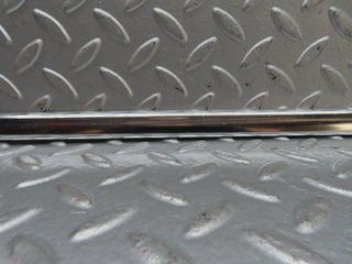 W123 rear left door chrome moulding trim used OEM