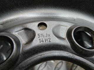 W123 steel wheel 5.5jx14h2 et30 5x112 used OEM