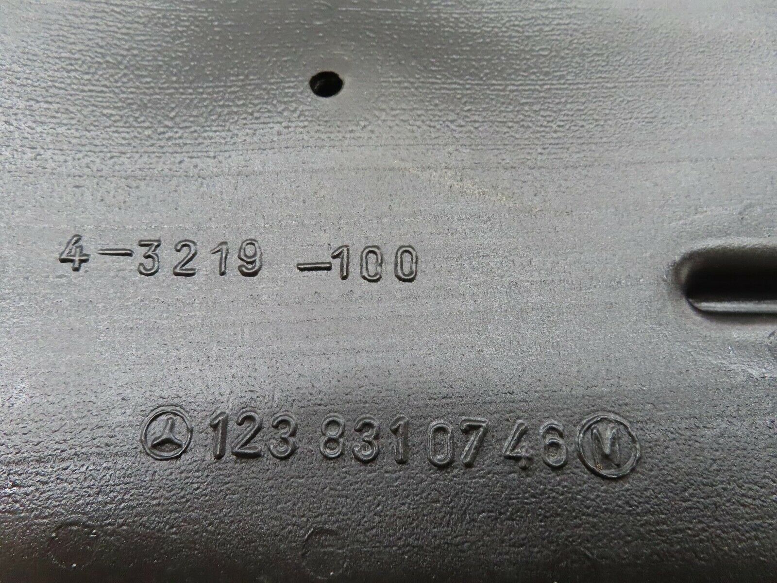 15823 Mercedes-Benz W123 280E Air Duct Heater Ventilation Right 1238310746
