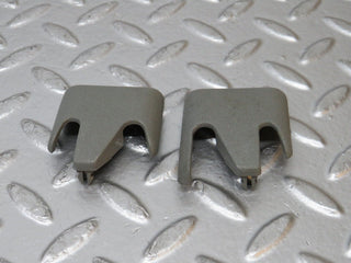 W124 Wagon front seat rail trim cover pair used OEM