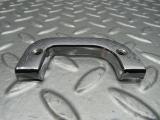 W123 Wagon right chrome door latch trim used OEM