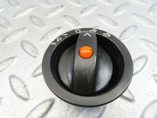 W123 Coupe headlight switch black collar and knob used OEM