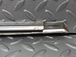 W126 front left door chrome moulding trim used OEM