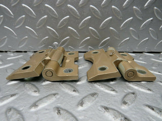 W123 Wagon left door hinges pair used OEM