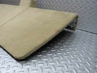 R129 SL rear storage carpet panel beige used OEM