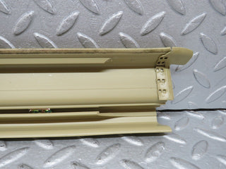 W201 Baby Benz rear left door sill trim beige used OEM