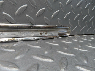 W108 front left door chrome moulding trim used OEM