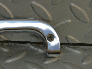 40623 Mercedes-Benz W123 300D Interior Chrome Door Latch Trim 1237230224