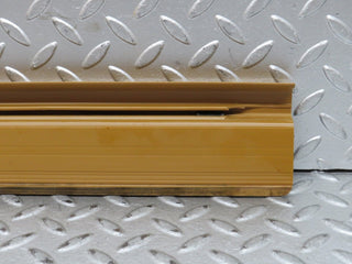 W123 rear left door sill trim palomino used OEM