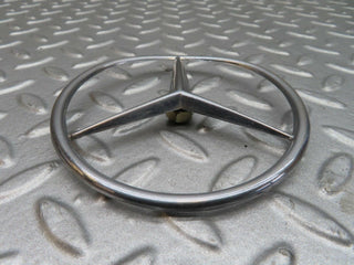 W116 trunk badge emblem used OEM