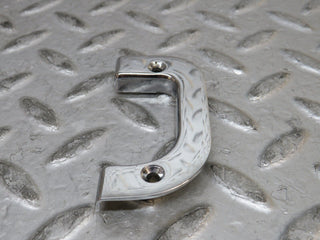 28800 Mercedes-Benz W123 230E Right Interior Chrome Door Latch Trim 1237230224