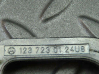 6073 Mercedes-Benz W126 380SE Left Interior Chrome Door Latch Trim 1237230124