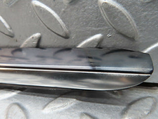 W140 Coupe rear left window lower chrome trim used OEM