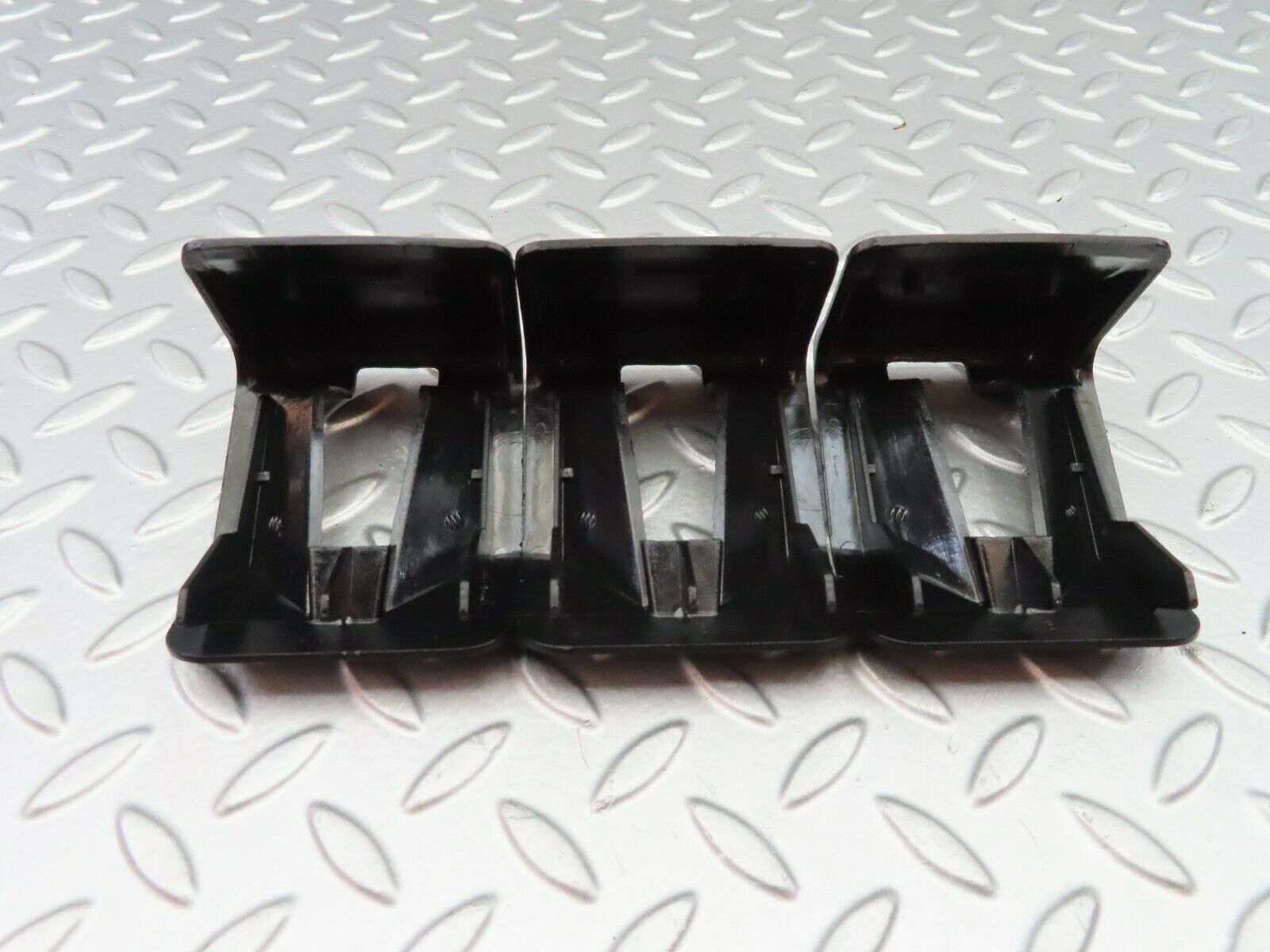 6439 Mercedes-Benz S124 E220 Wagon Rear Seat Hinge Covering Set 1249220130