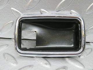 W108 chrome frame for door opener left used OEM