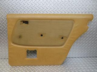 W123 rear right door card palomino used OEM