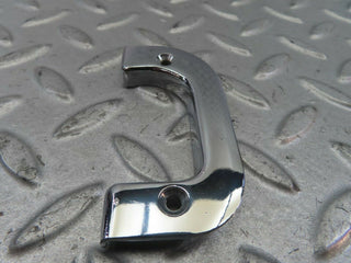 W123 left interior chrome door latch trim used OEM