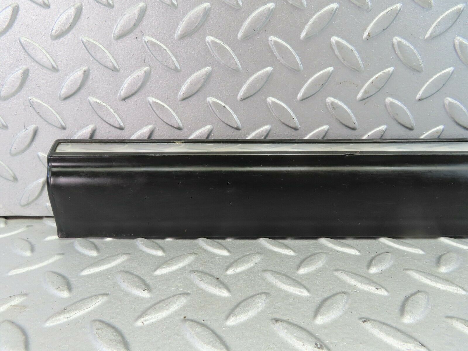 7684 Mercedes-Benz S123 230TE Wagon Rear Right Door Sill Trim Black